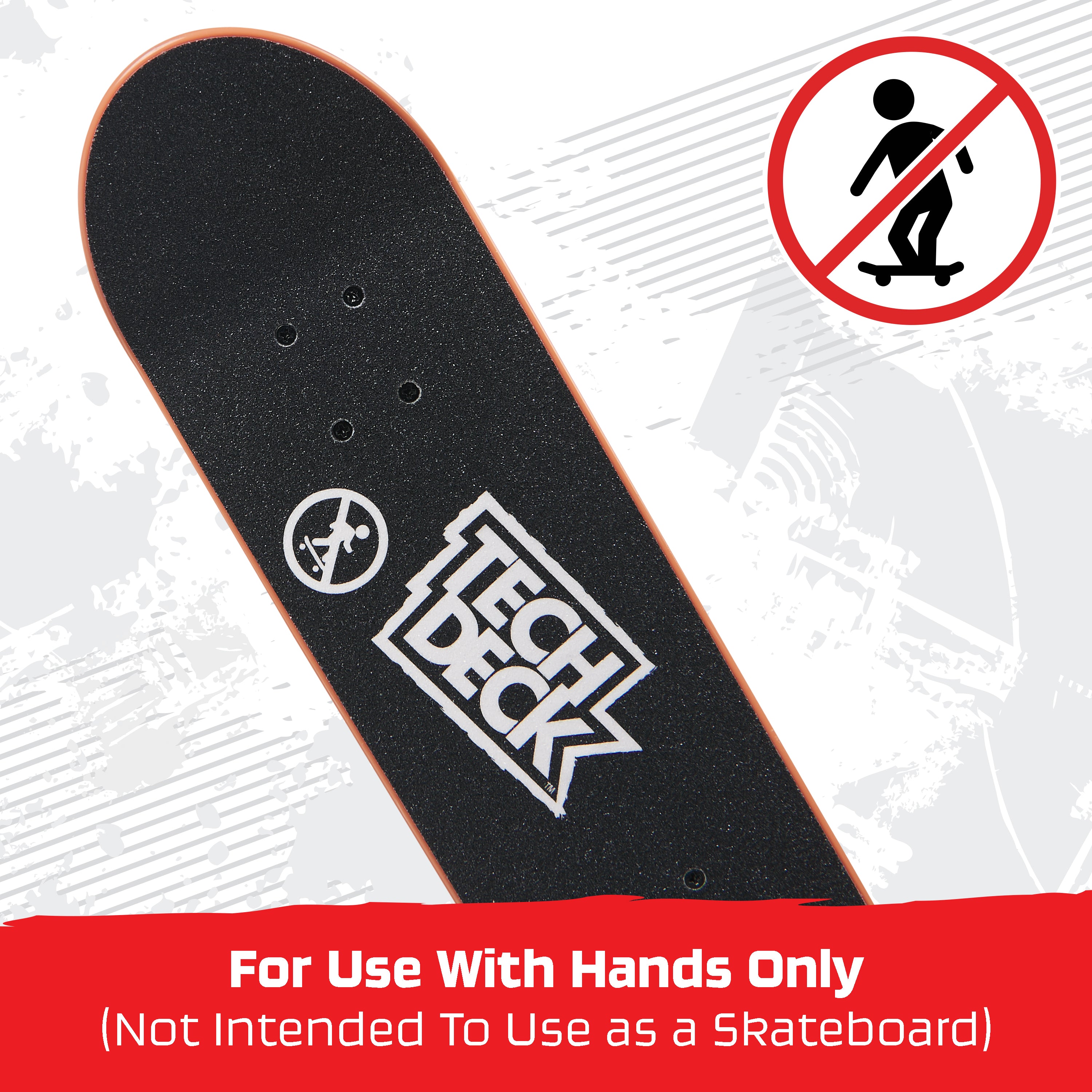 Tech Deck, Santa Cruz Handboard; Authentic Mini Skateboards, Kids Toys for Boys & Girls, Ages 6 and up Hands Use Only