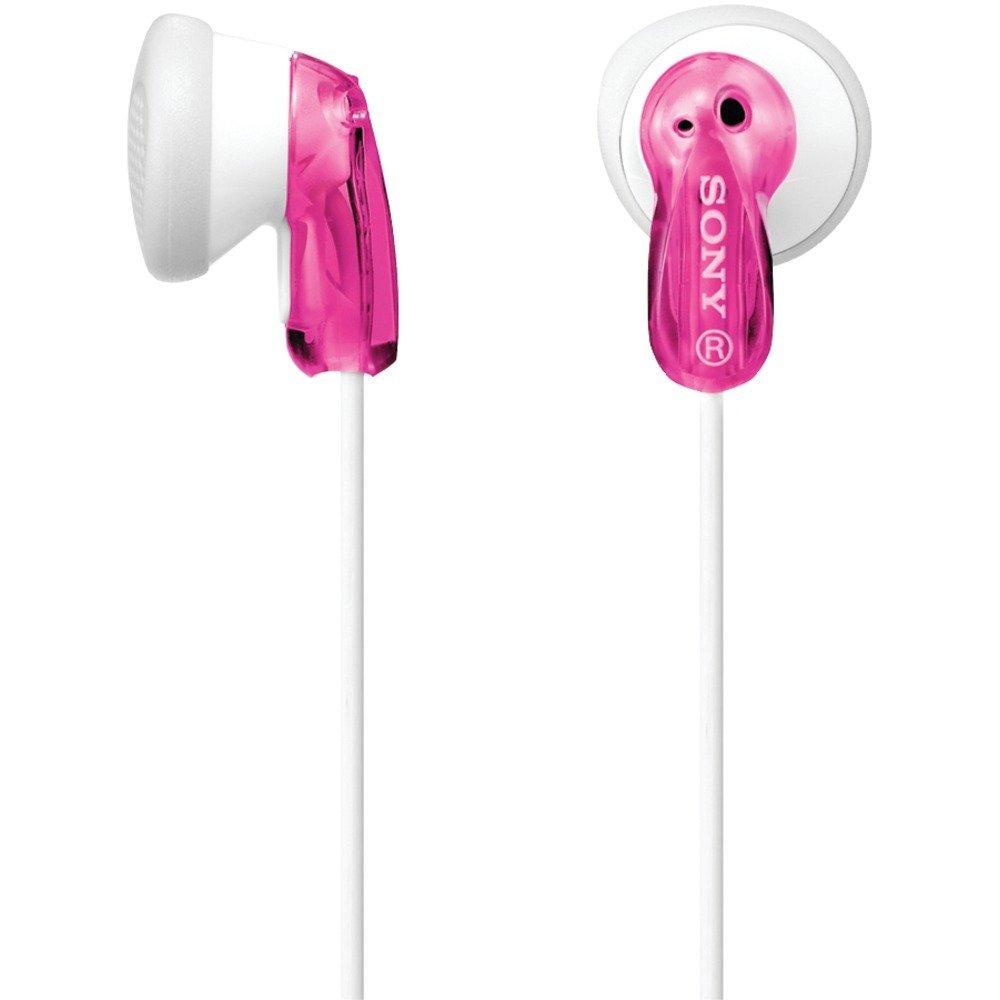 Sony Pink Earbud Headphones, Pink