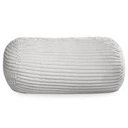 Jaxx Grand Lounger 7 Foot Bean Bag Sofa - Grey Mondo Fur