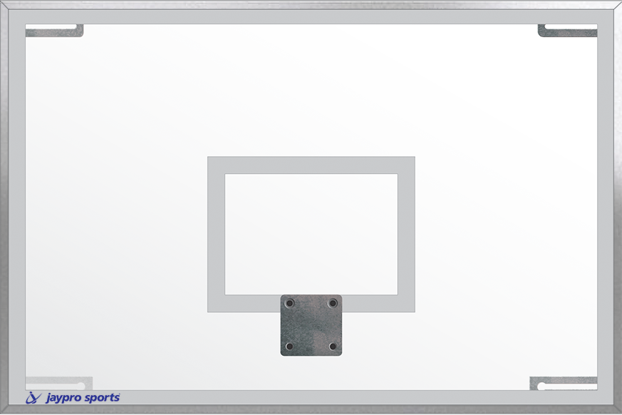 Backboard -  Tempered Glass - Rectangular (72 in.W x 48 in.H) (Indoor)