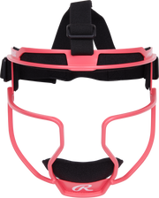 Rawlings Hi-Viz Youth Softball Fielders Mask - Pink