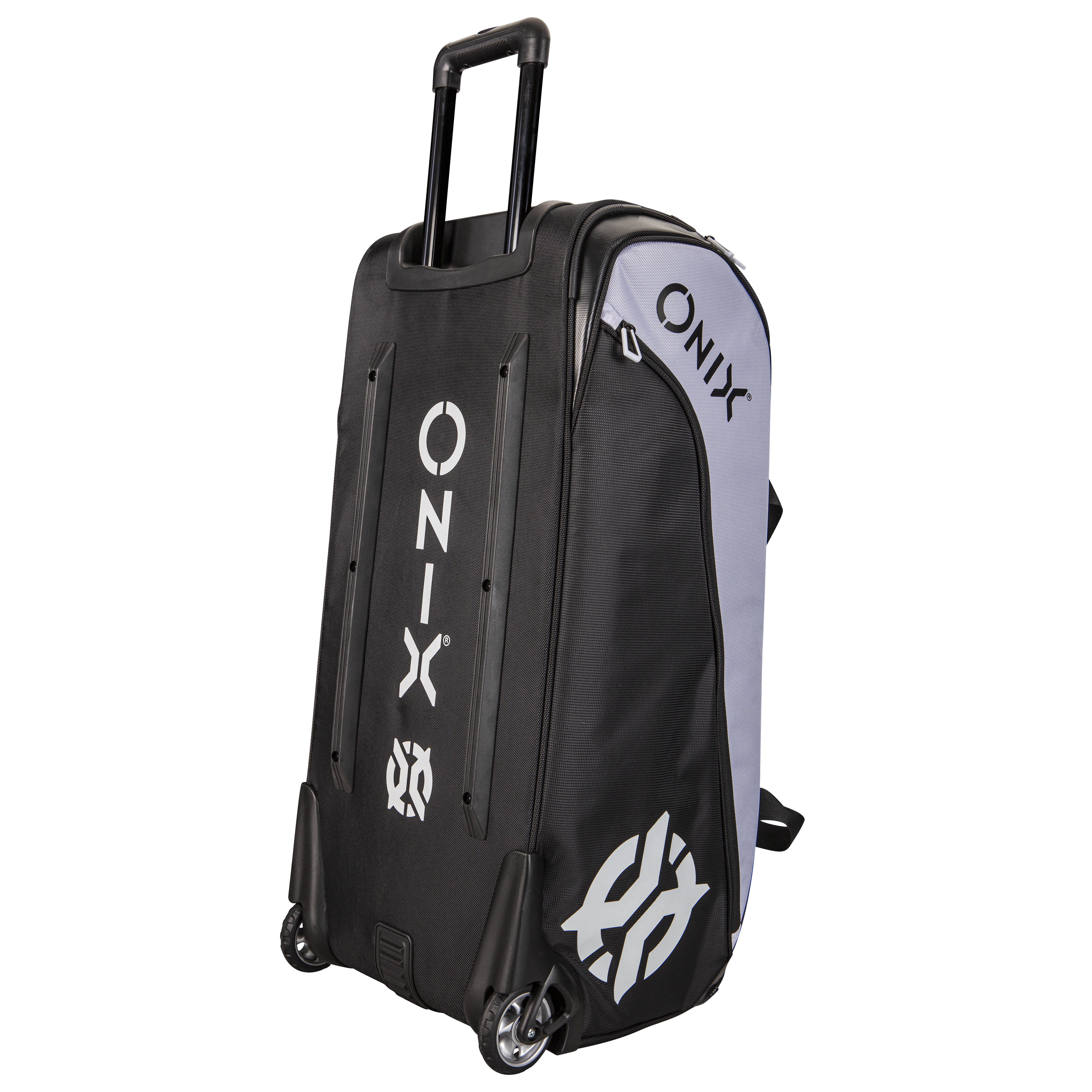 ONIX Pro Team Wheeled Duffel Bag — White/Black