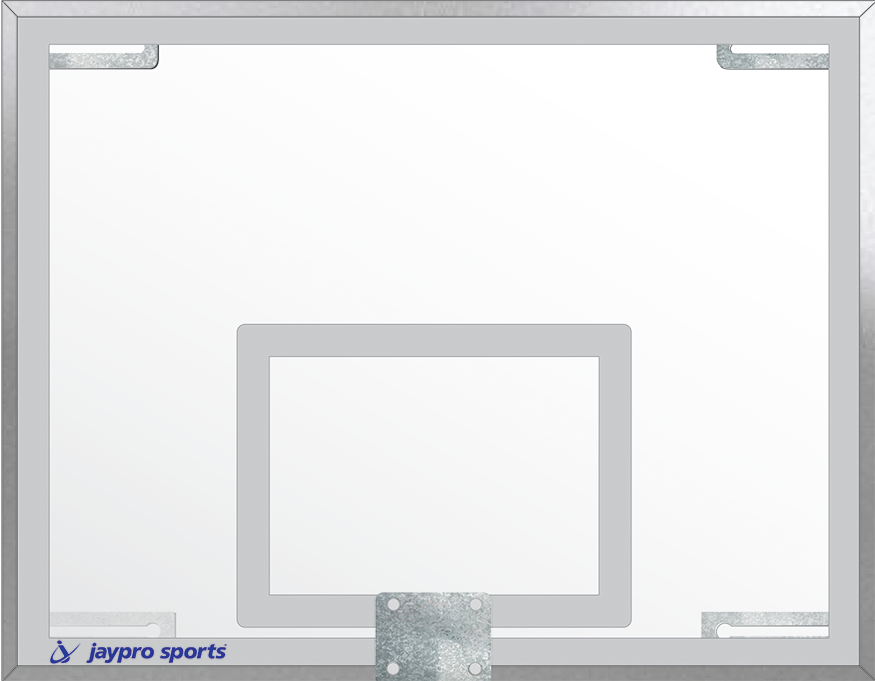 Backboard - Unbreakable Glass - Rectangular (54 in.W x 42 in.H) - NCAA, NFHS Compliant