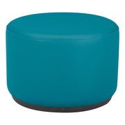 Pro Series Upholstered 18" Round Ottoman Rocker 12" Height - Teal
