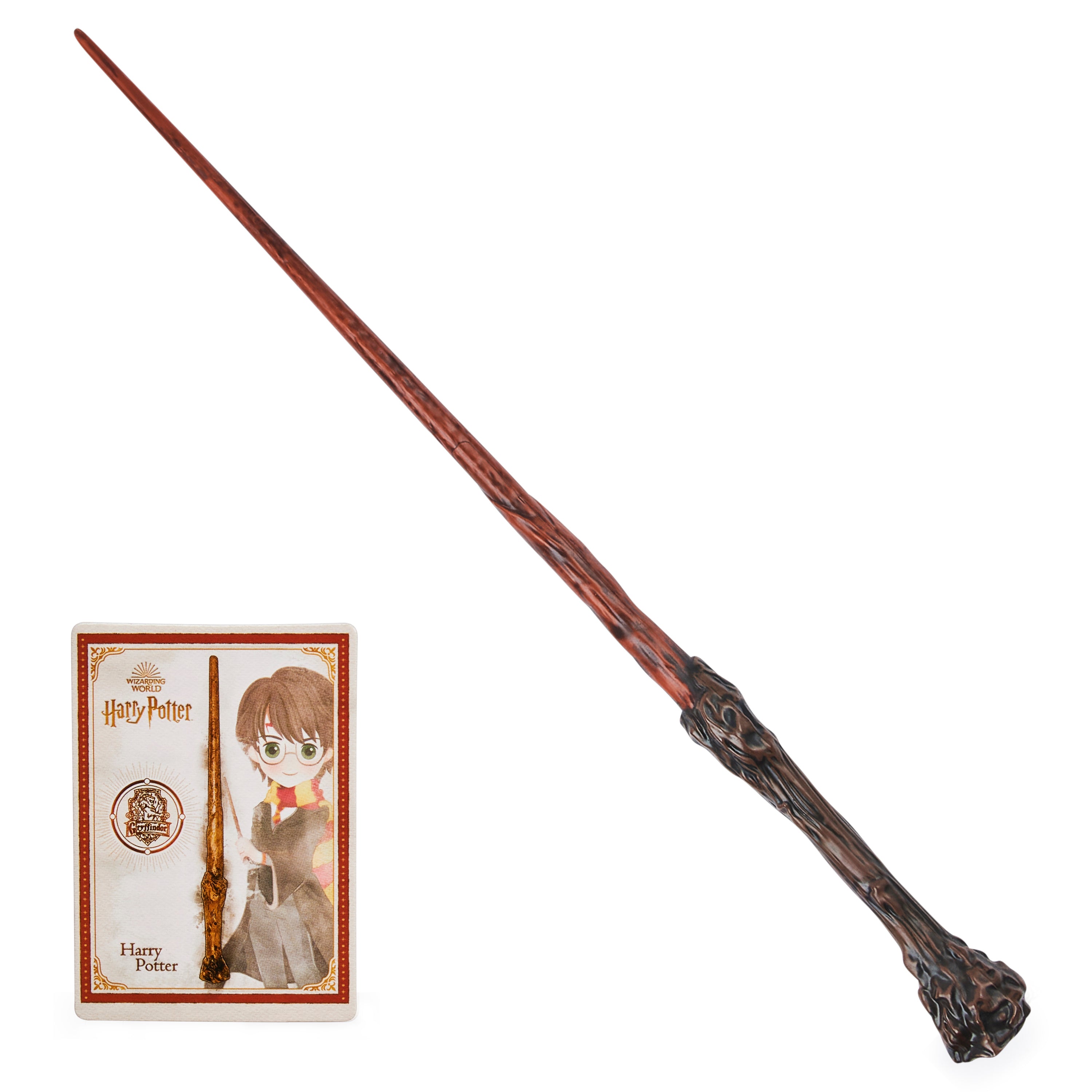 Wizarding World Harry Potter, 12-inch Spellbinding Harry Potter Wand & Spell Card, Accessory for Halloween Costumes for Girls & Boys