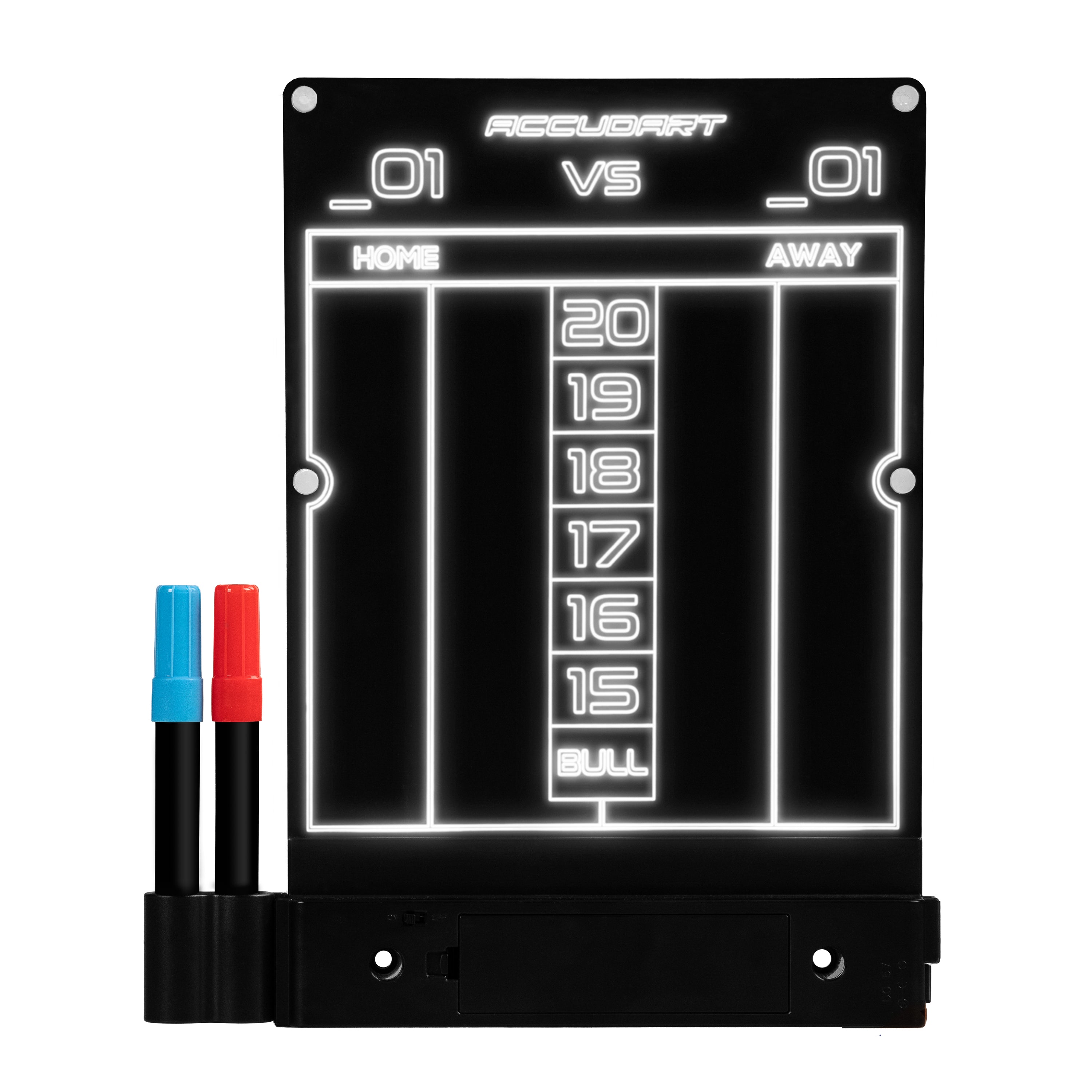 Accudart LED Acrylic Scoreboard