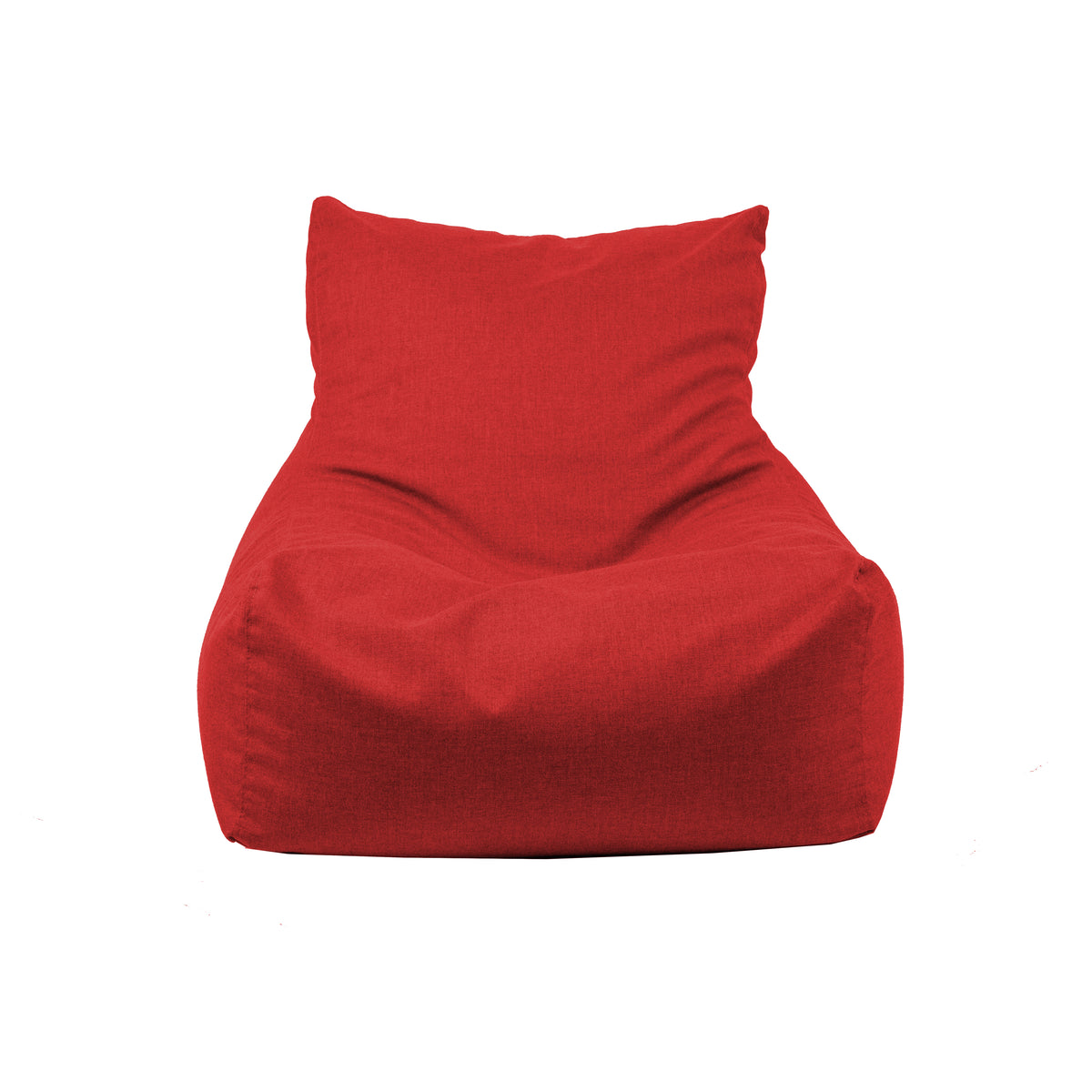 Oudoor Bean Bag Lounger with Sunbrella - Canvas Jockey Red