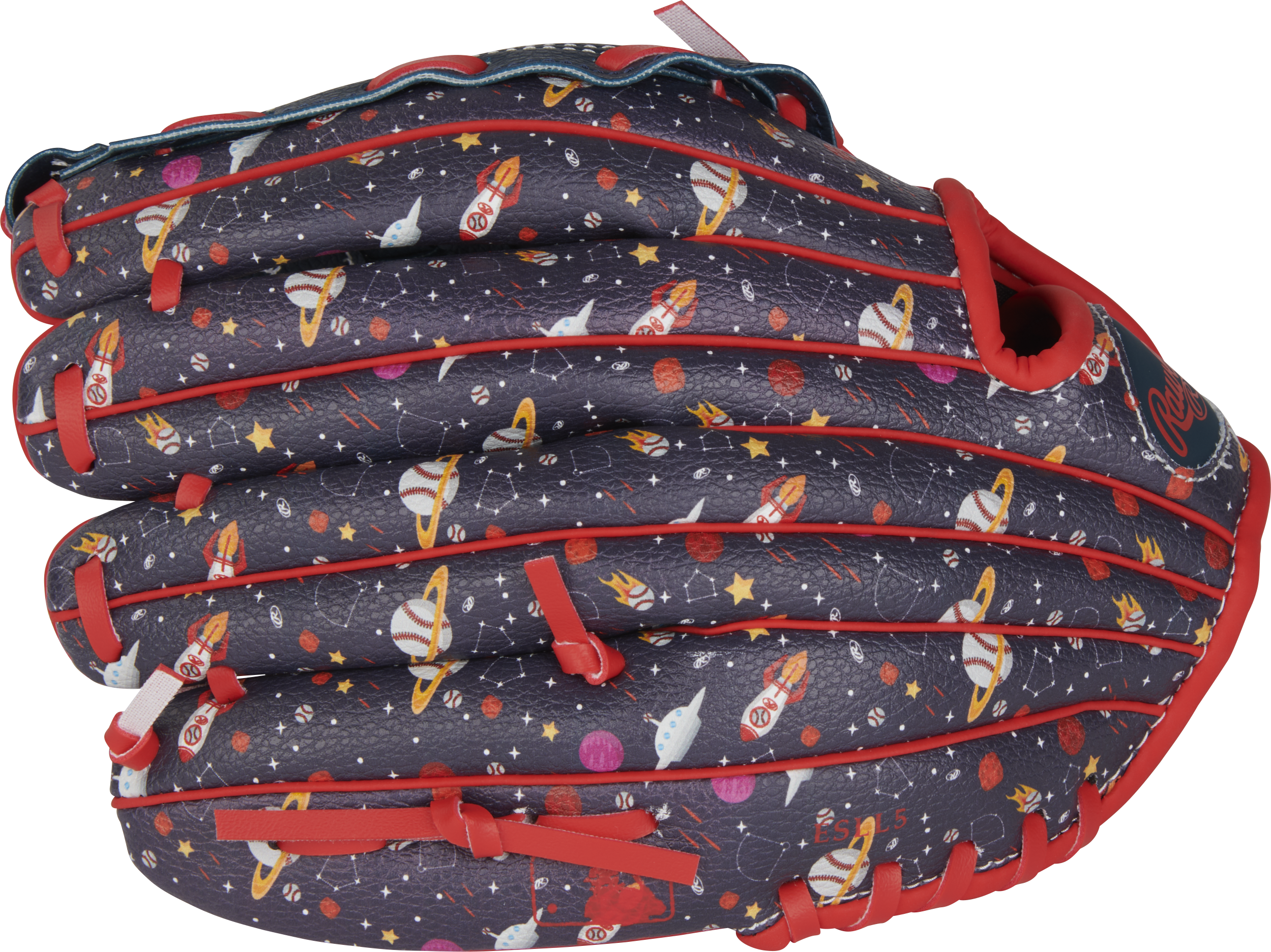 Rawlings Players Series Youth 10-Inch Baseball Glove - Right Hand Thrower - Navy/Space Print