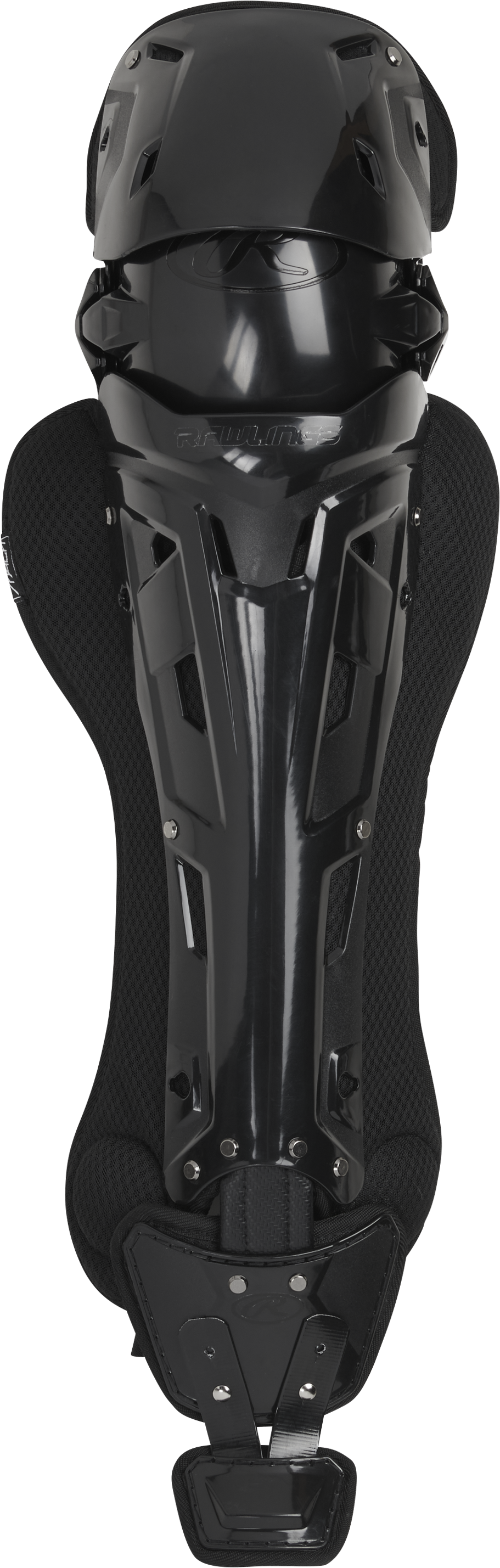 Rawlings Mach Adult Leg Guards - Black/Black