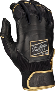 Rawlings Adult Pro Preferred Baseball Batting Gloves - Small - Black/Black
