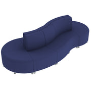 Pro Series Connect Curved Wave Seating, 10-Piece Set - Navy