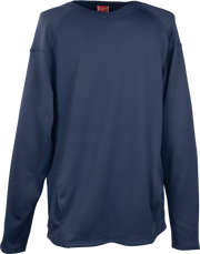 Rawlings Youth Performance Dugout Fleece Pullover - Small - Navy
