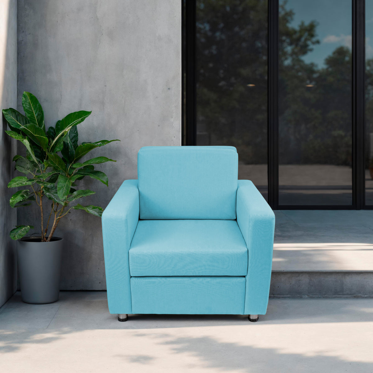Outdoor Chair with Sunbrella - Canvas Aruba
