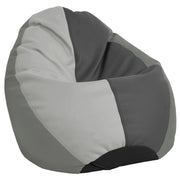 SoftScape Dew Drop Bean Bag - Gray/Light Gray