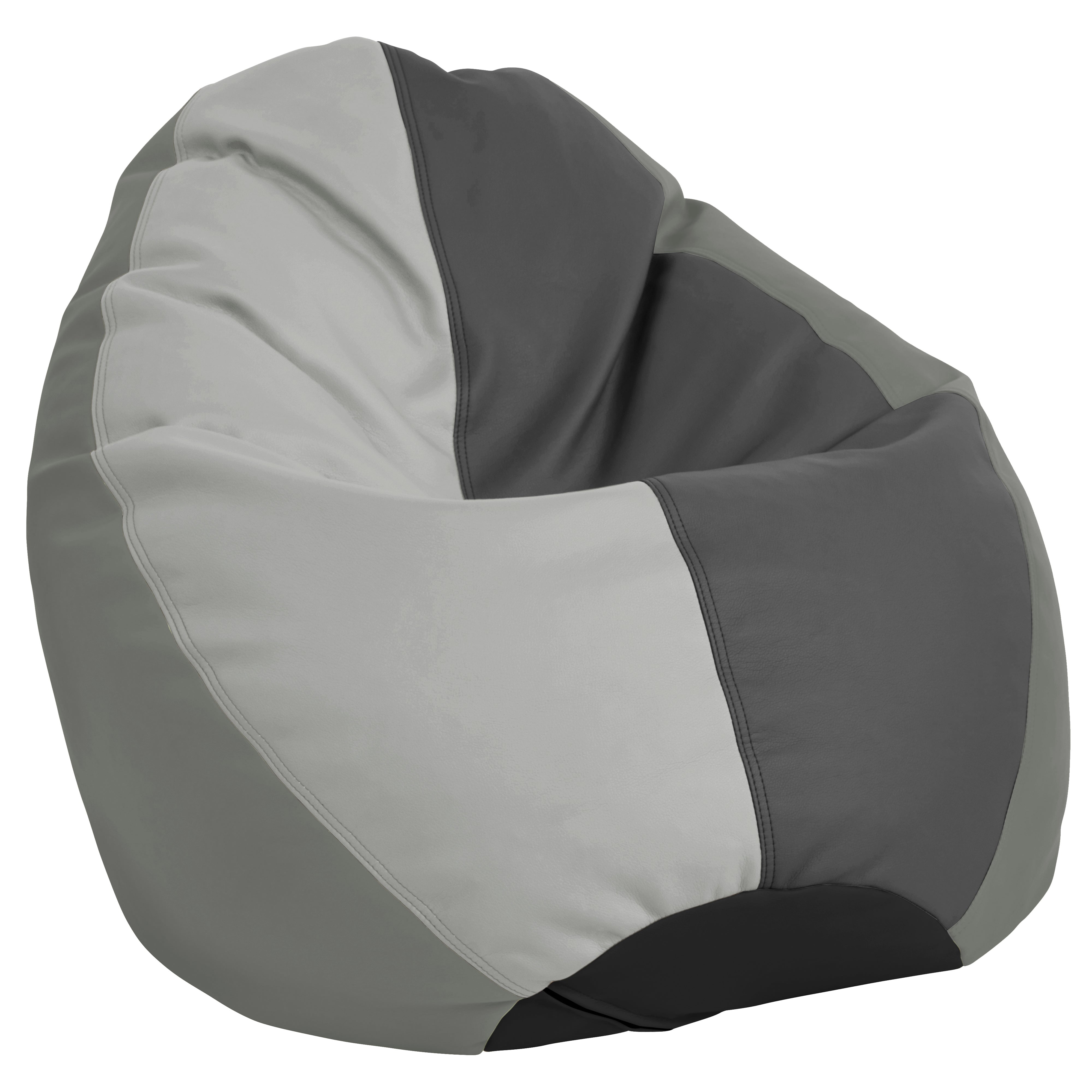 SoftScape Dew Drop Bean Bag - Gray/Light Gray