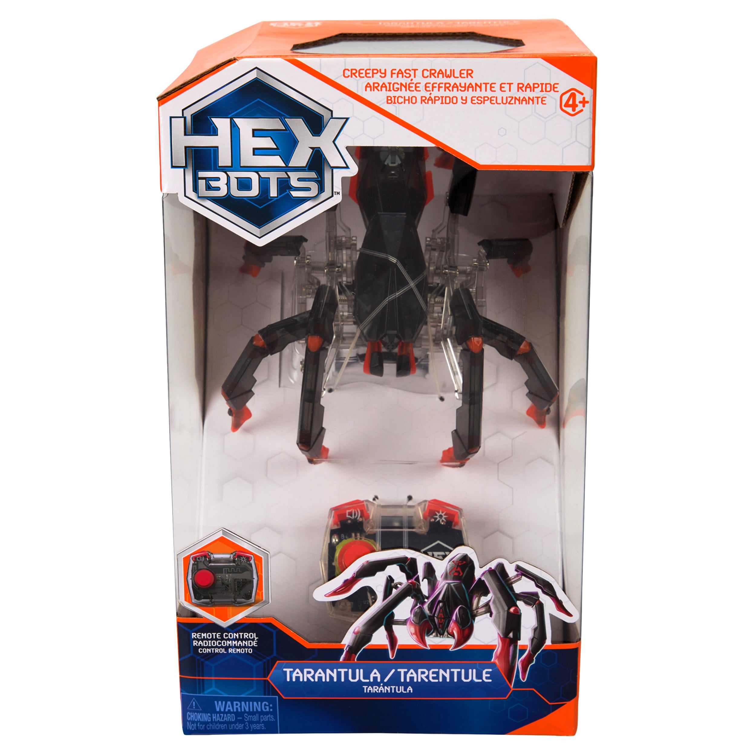 HEX BOTS Remote Control Tarantula, Rechargeable Robot Spider Toys for Kids, Adjustable Robotic Tarantula Spider, Robot Toys for Boys & Girls Ages 6 & Up