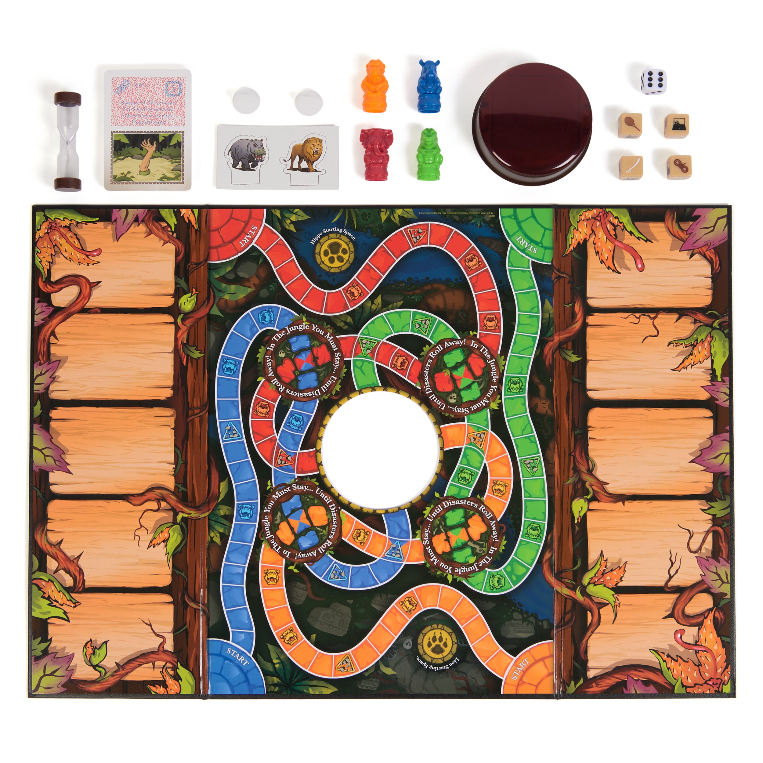 Spin Master Games, Jumanji 30th Anniversary Edition, The Classic Thrilling Adventure Family Board Game Based on the Action-Comedy Movie, Updated Jungle Challenges, 2-4 Players, for Ages 6 & Up