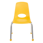 14" Stack Chair with Ball Glides - Yellow