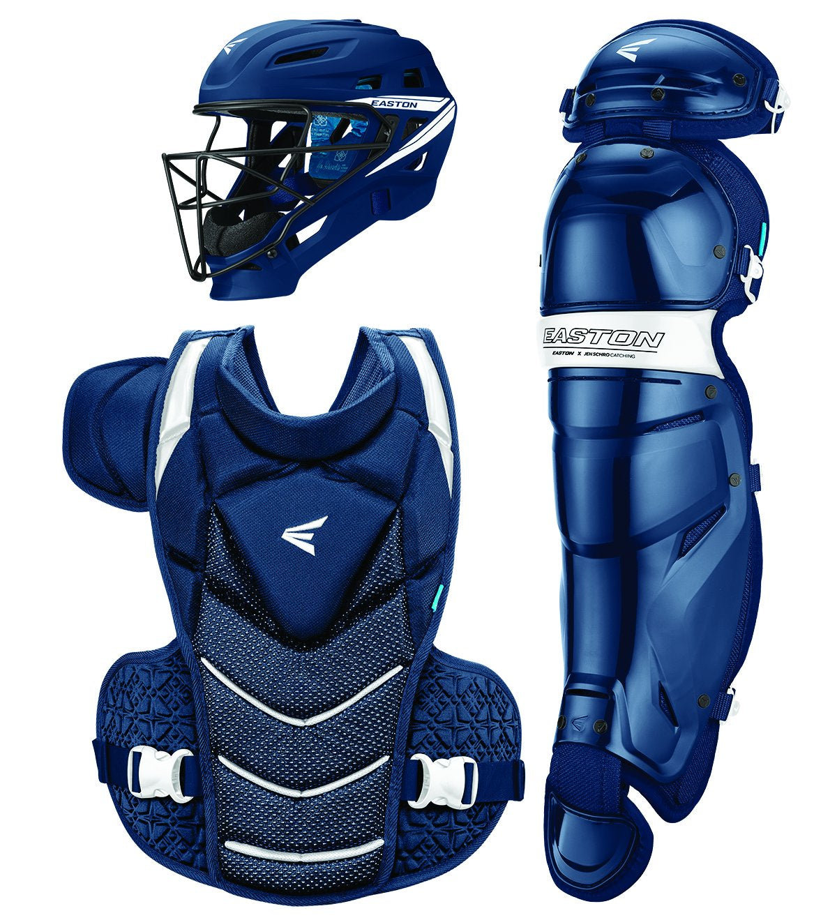 Easton Jen Schro The Very Best Softball Large Catchers Box Set - Navy