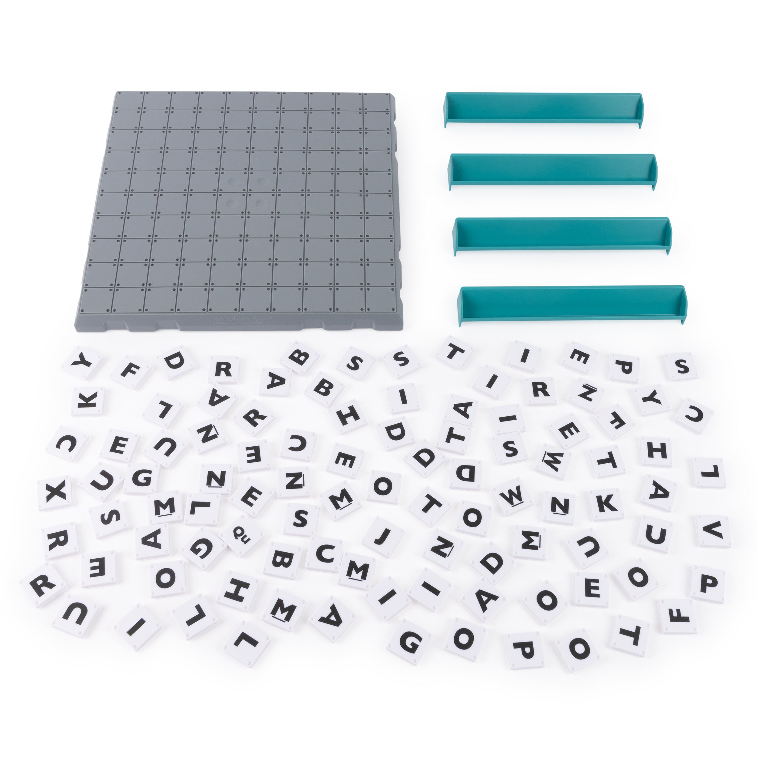 Spin Master Games, Upwords, The Stackable Word Game: 2023 Edition, Includes Rotating Board & Letter Tiles, Classic Crossword Activity for Kids & Family, 3-6 Players, for Ages 8+