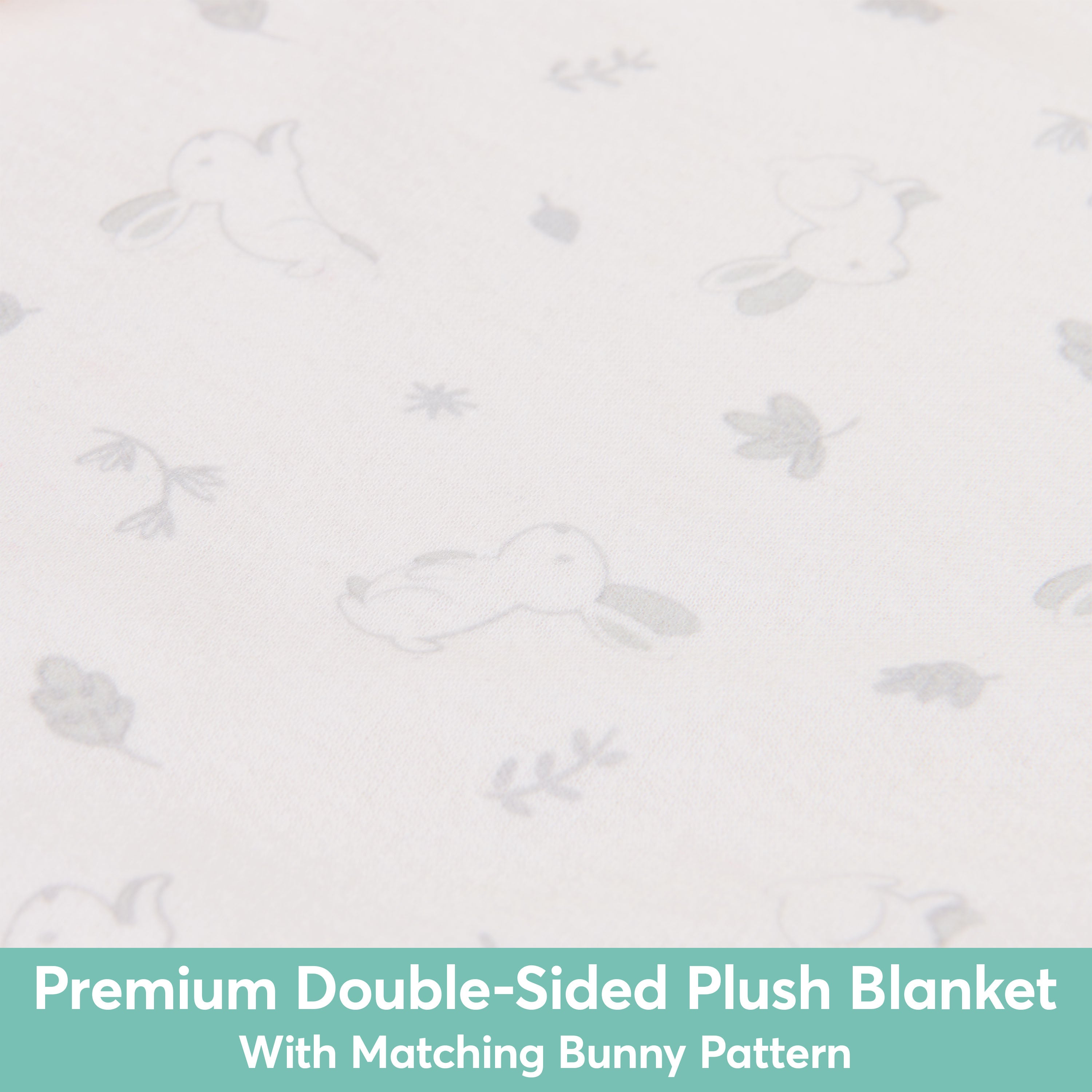 GUND Baby Sustainably Soft Bunny Lovey, Stuffed Animal Plush Blanket Made from 100% Recycled Materials, for Babies and Newborns, Pink/Cream, 10”