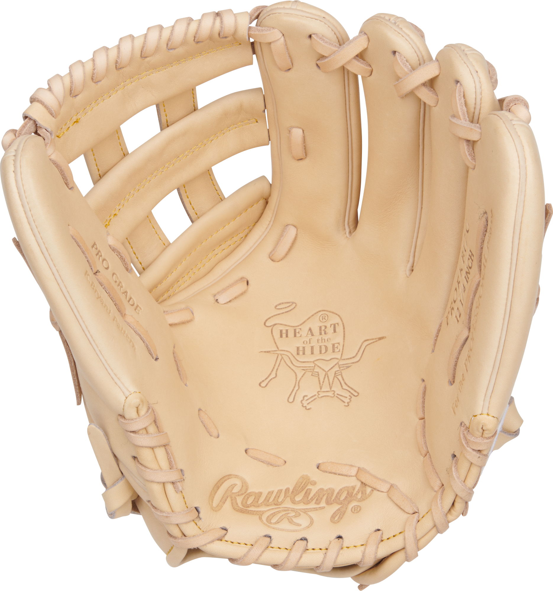 Rawlings Heart Of The Hide Series 12.25-Inch Baseball Glove - Right Hand Thrower - Camel