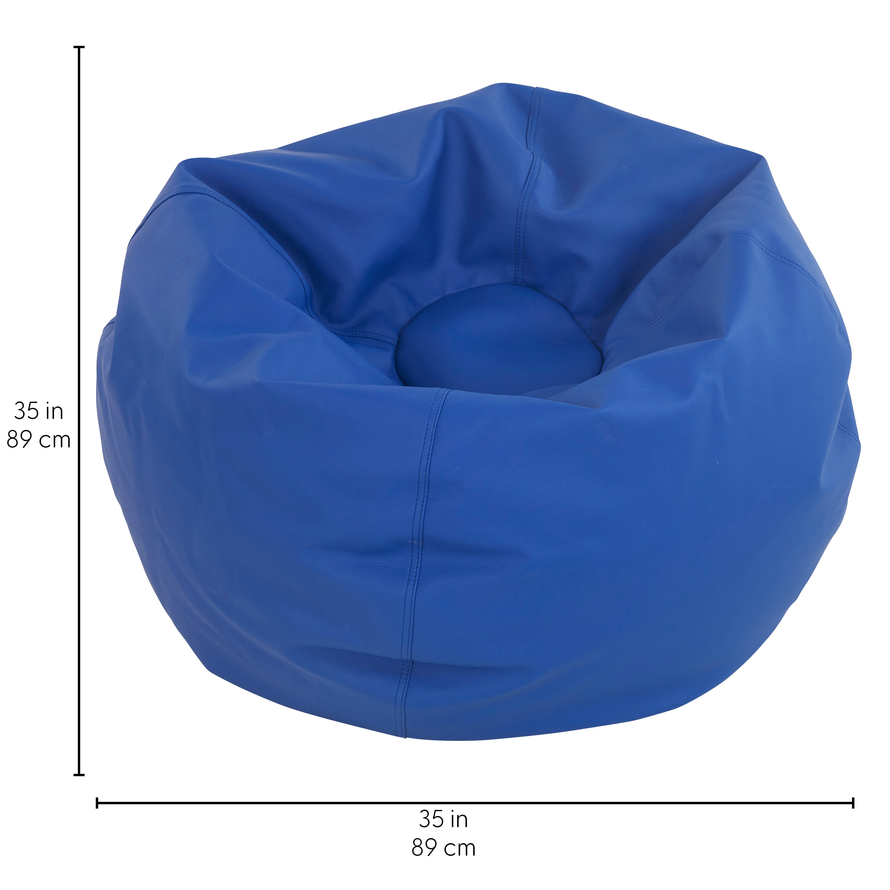 SoftScape Classic 35" Standard Bean Bag - Blue