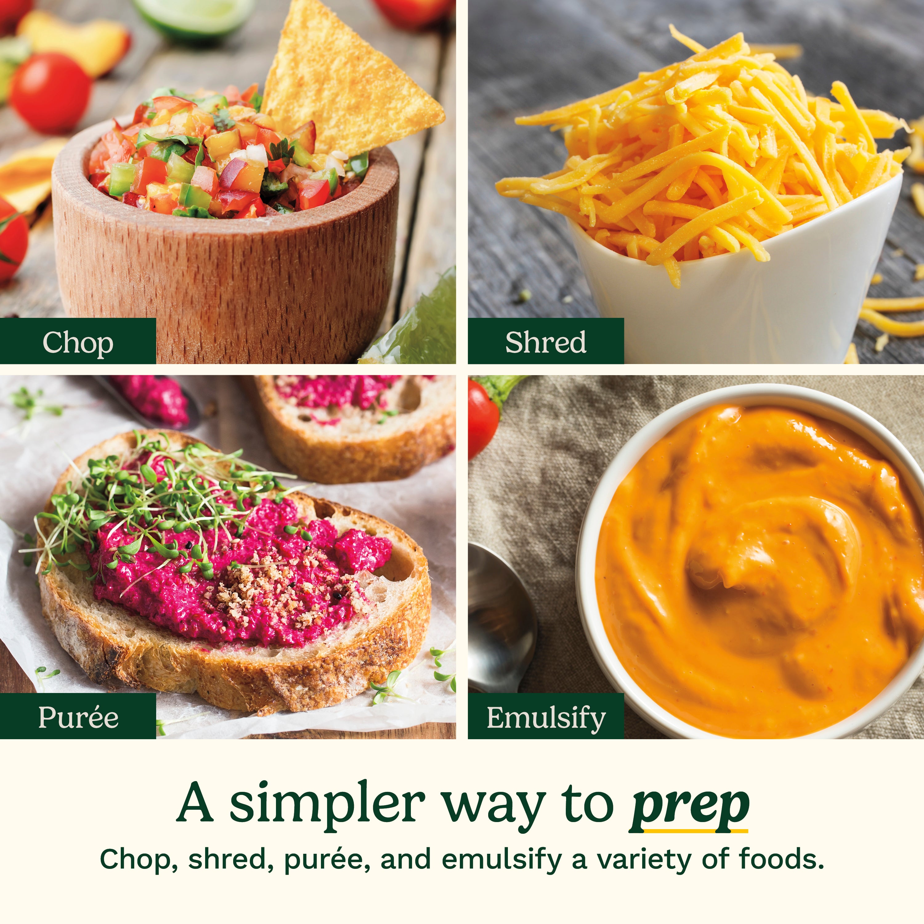 5-Cup Chop & Shred Food Processor