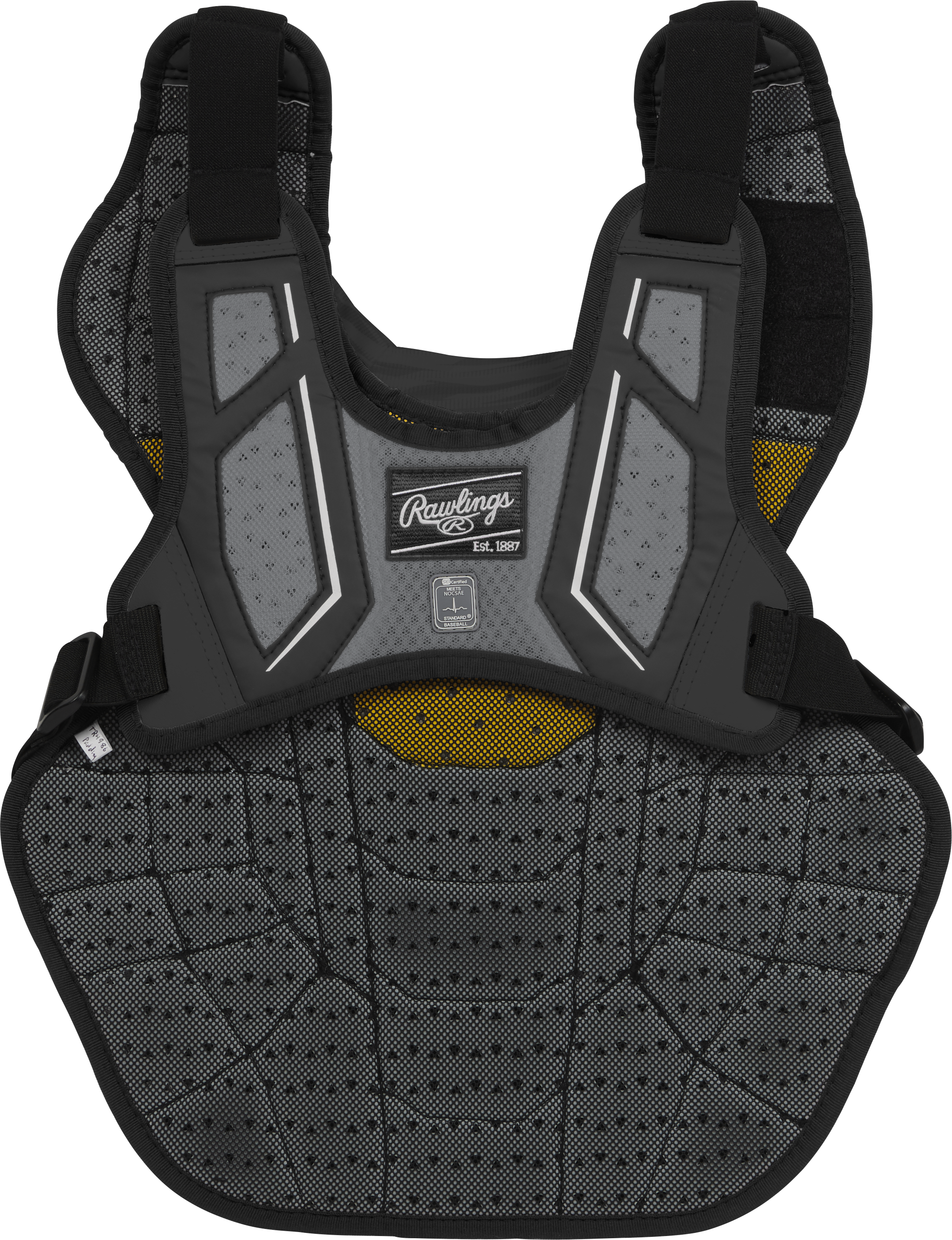 Rawlings Velo 2.0 Adult Catchers Chest Protector - Black/Graphite
