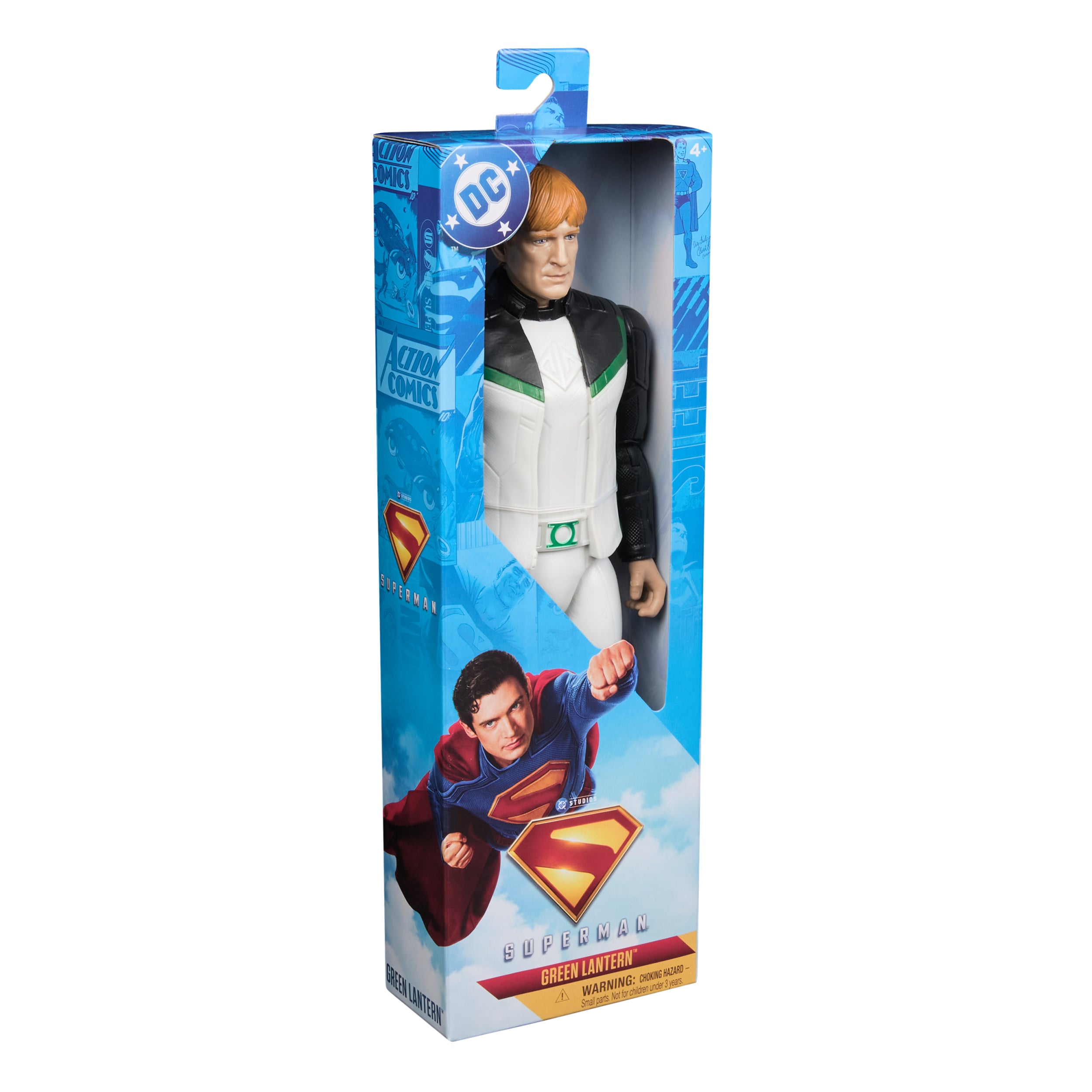 DC Comics, SUPERMAN Green Lantern 12-inch Superhero Action Figure, Kids Toys for Boys and Girls Pretend Play, For Ages 4 and Up