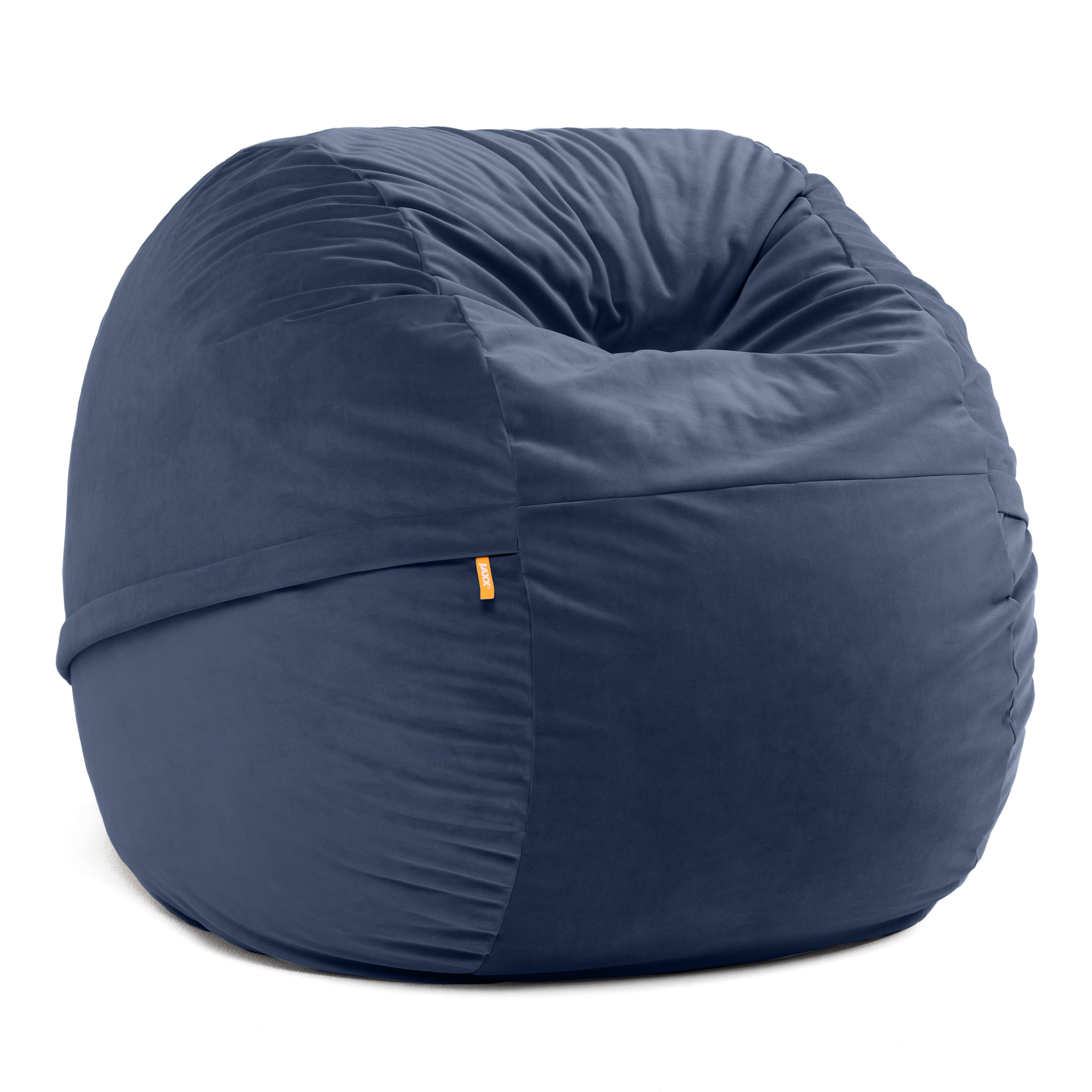 Jaxx Pillow Saxx 5.5-Foot Décor Bean Bag Giant Floor Pillow Lounge, Lush Velvet Purple