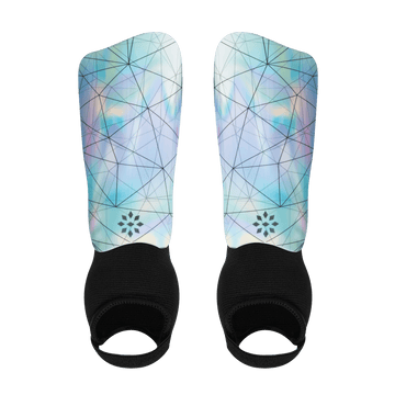 Girls' Cut Soccer Shin Guards - Small/Medium - Holographic