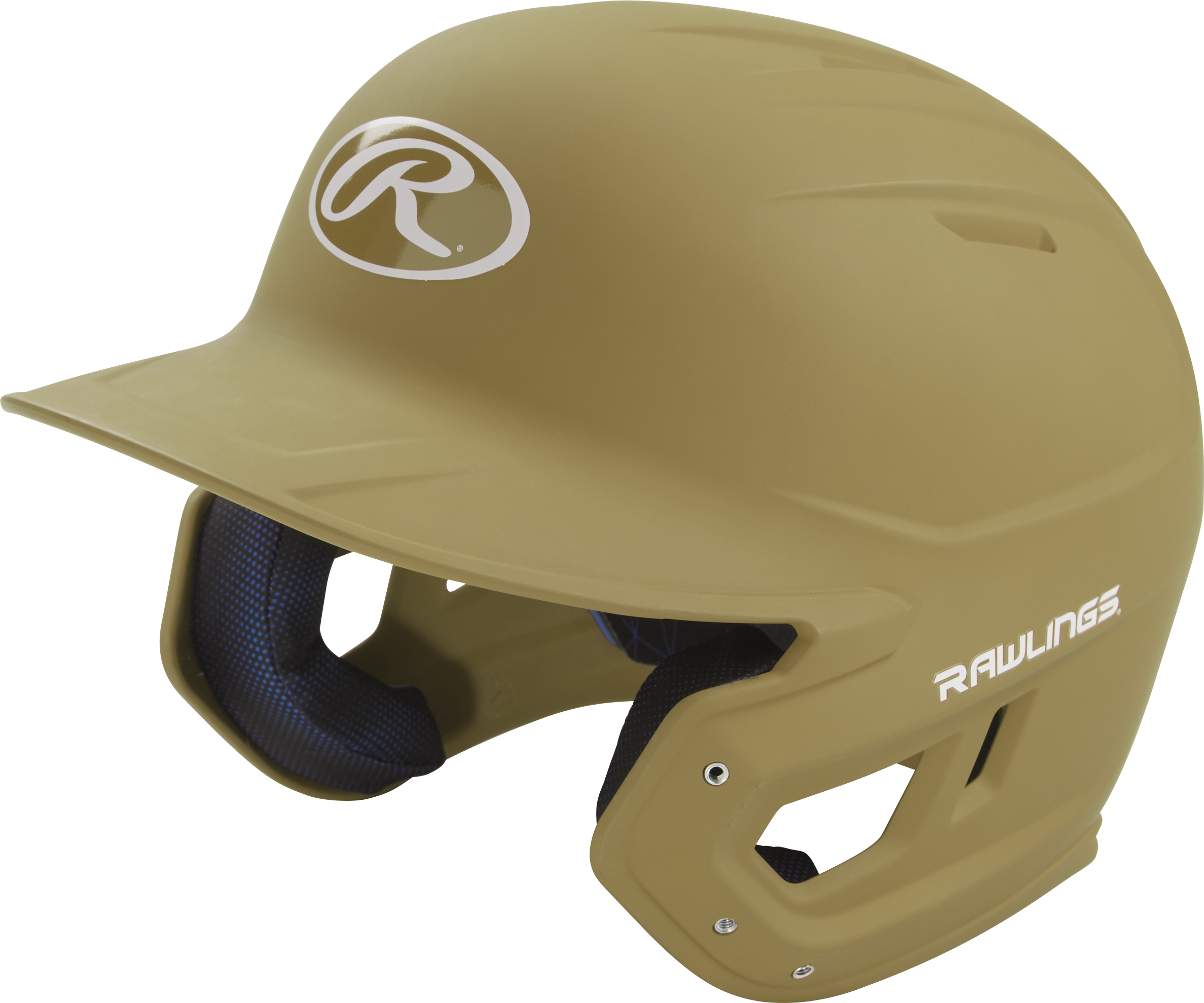 Rawlings Mach Matte Junior Baseball Helmet - Vegas Gold