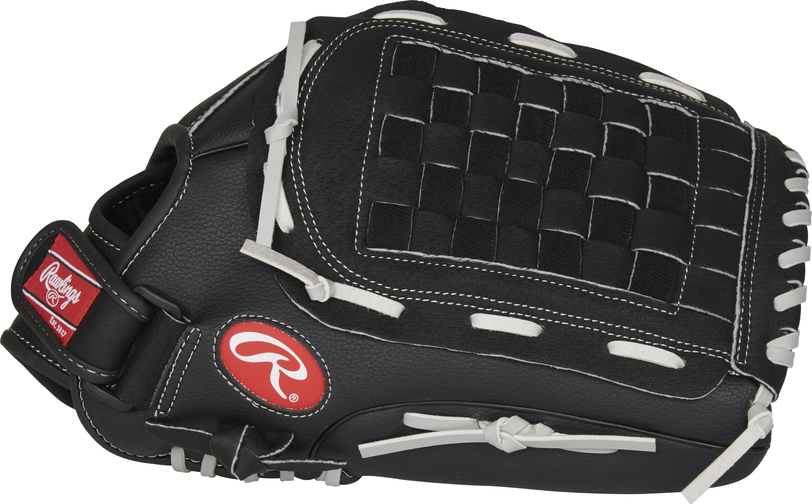 Rawlings Rsb Softball Series 14-Inch Softball Glove - Right Hand Thrower - Gray/Black