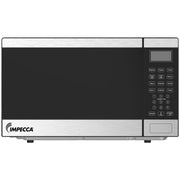 Impecca 0.9 Cu. Ft. Countertop Microwave Oven - Stainless Steel