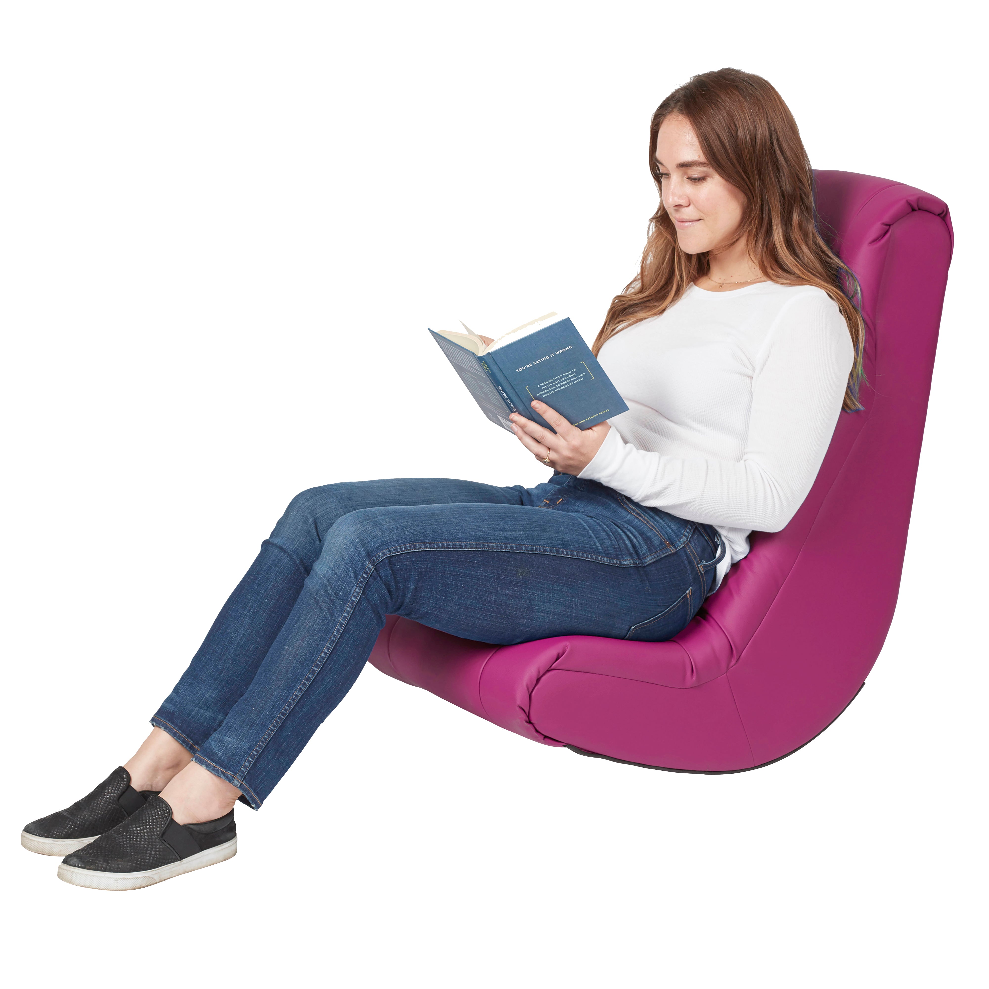 Tufted Soft Rocker - Raspberry