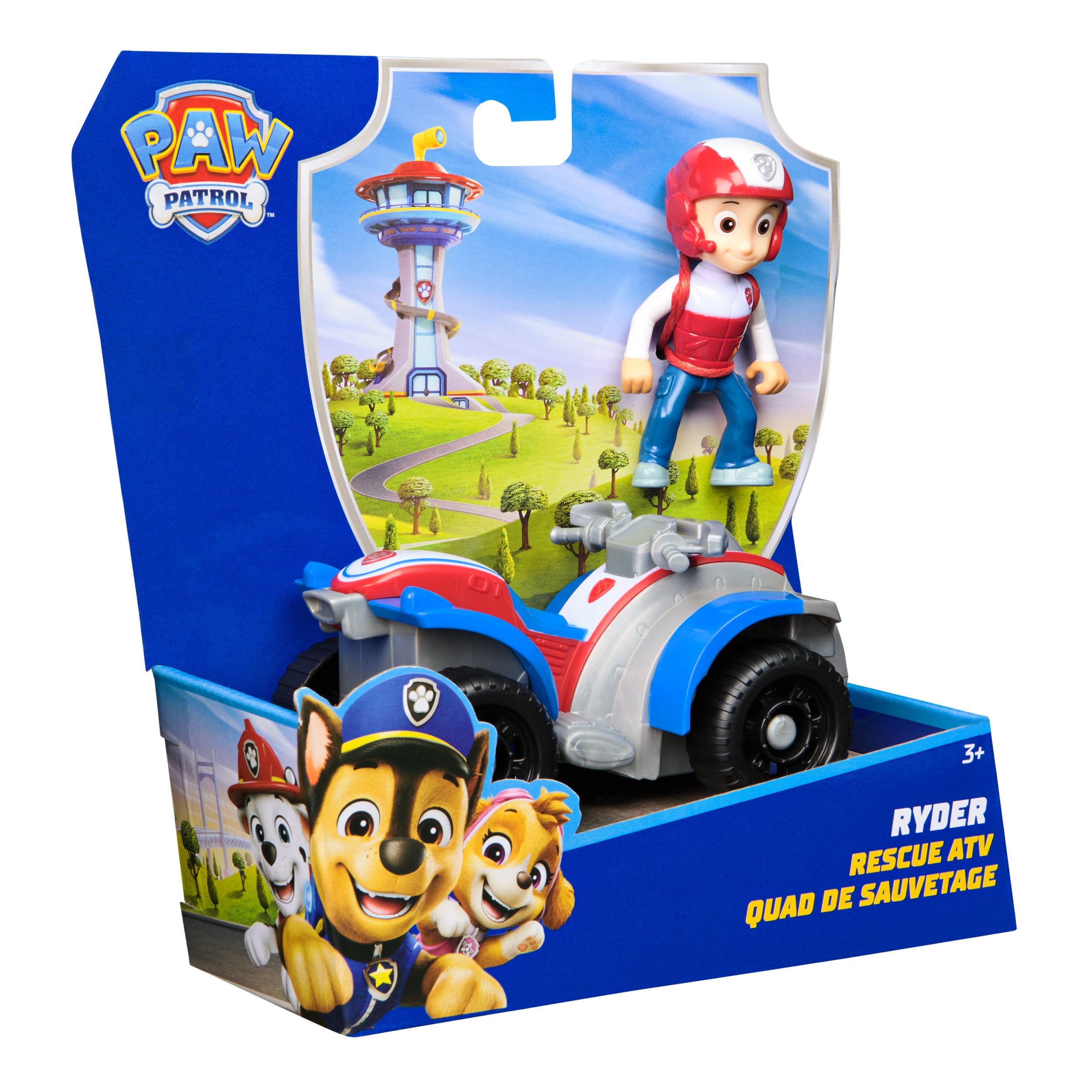 PAW Patrol, Ryder’s ATV Toy Vehicle with Collectible Action Figure, Sustainably Minded Kids Toys for Boys & Girls Ages 3 and Up