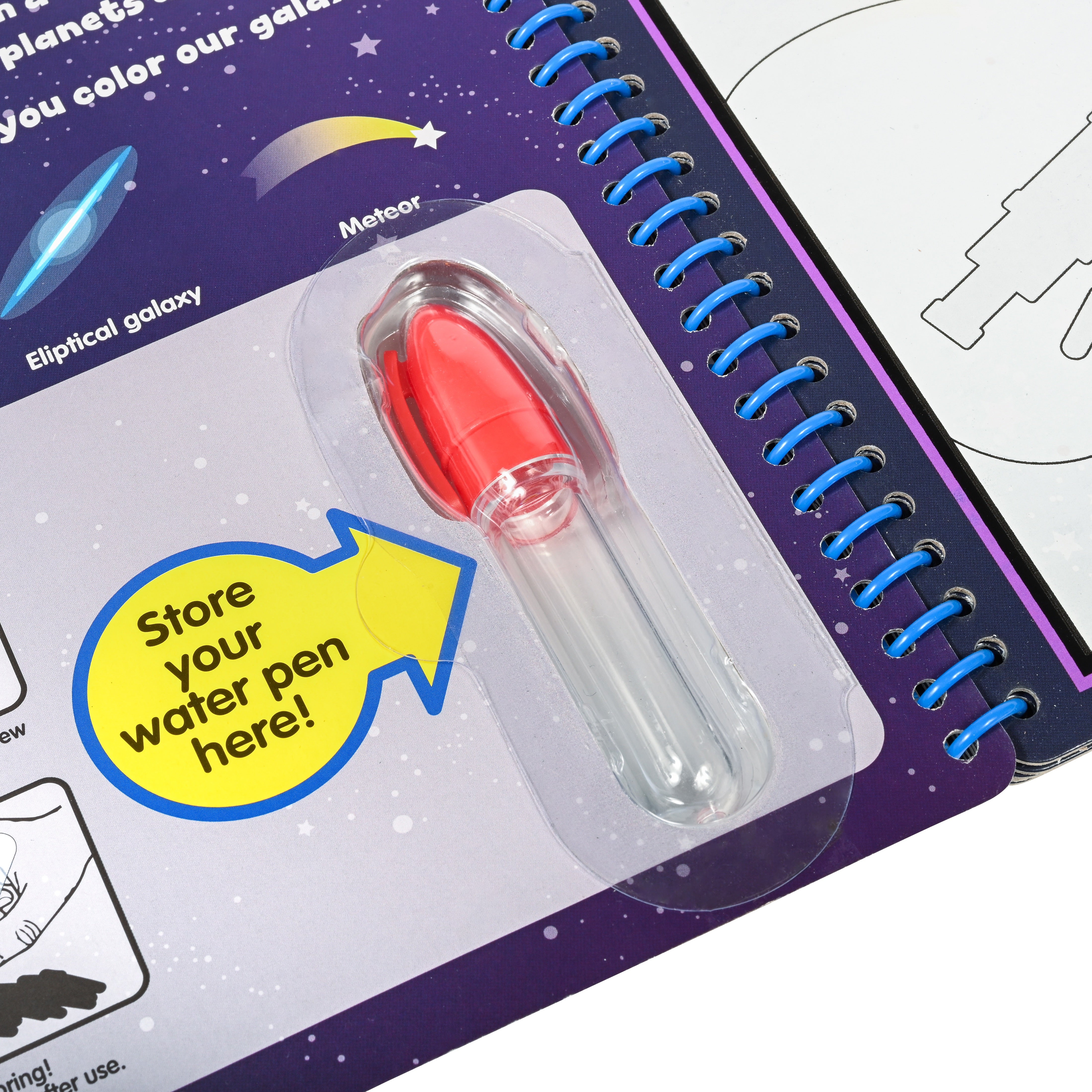 Water Art Activity Book - Space