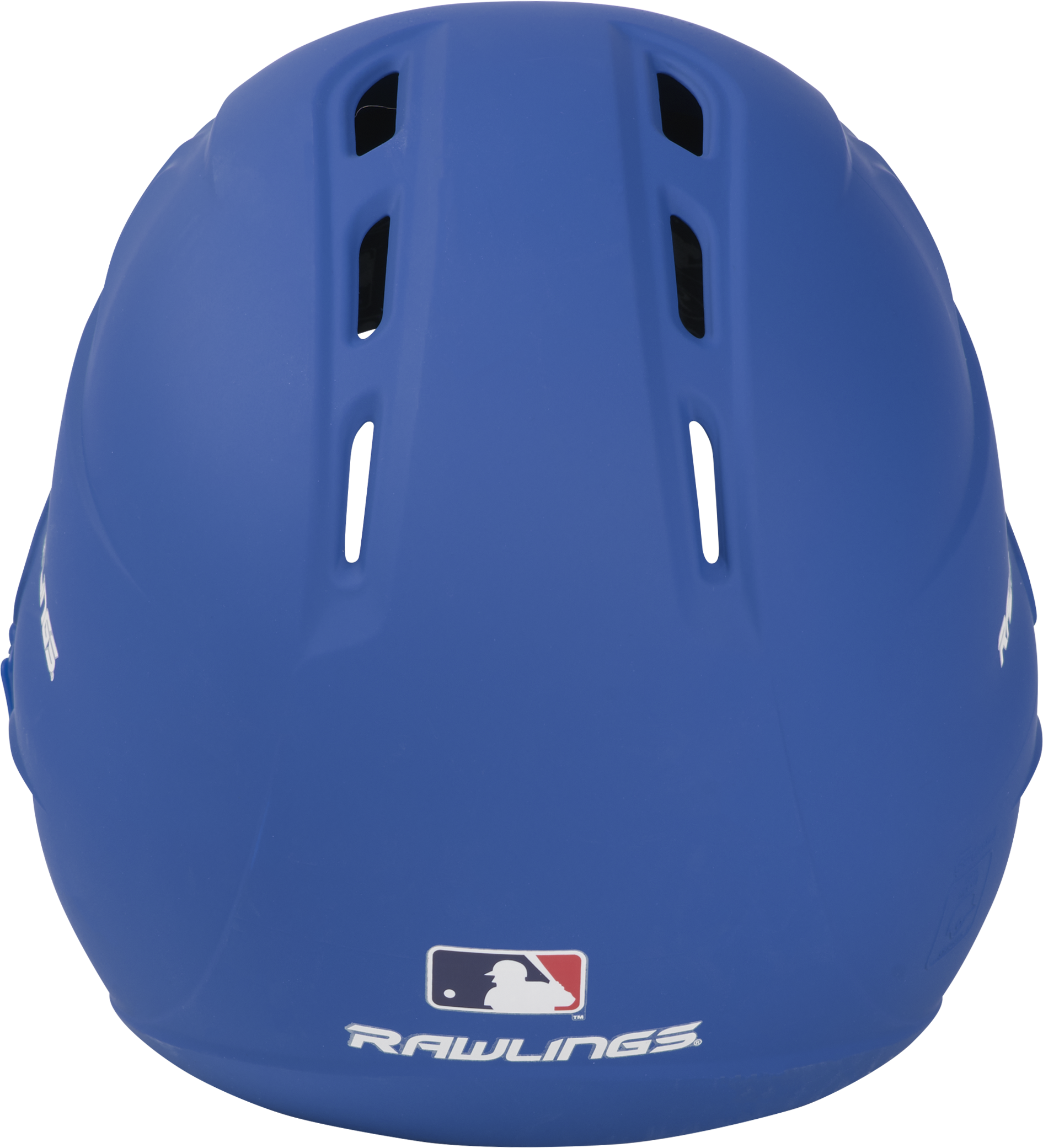 Rawlings R16 Matte Senior 1-Tone Baseball Helmet With Reversible Extension - Royal