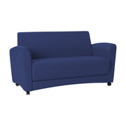Pro Series Upholstered Mobile Common Area Sofa - Navy