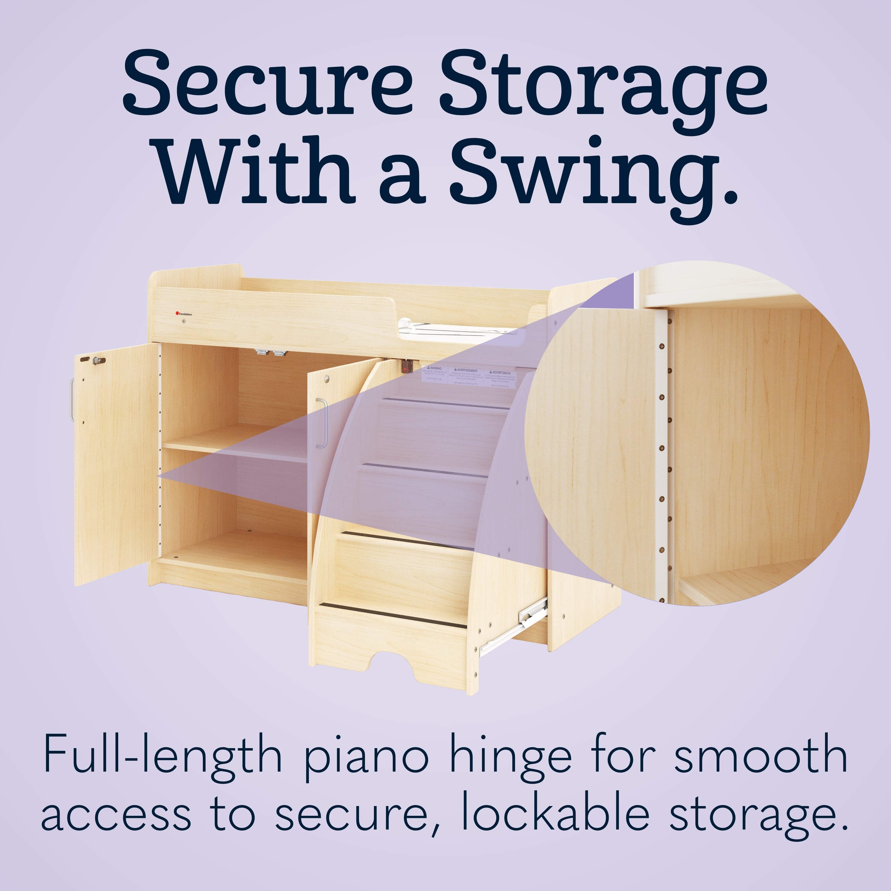 SafeStep Changing Table Right Stairs