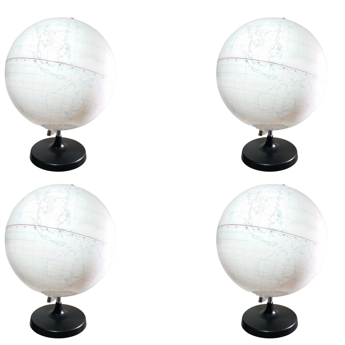 Globe, Whiteboard, 32cm Diameter, Case of 4