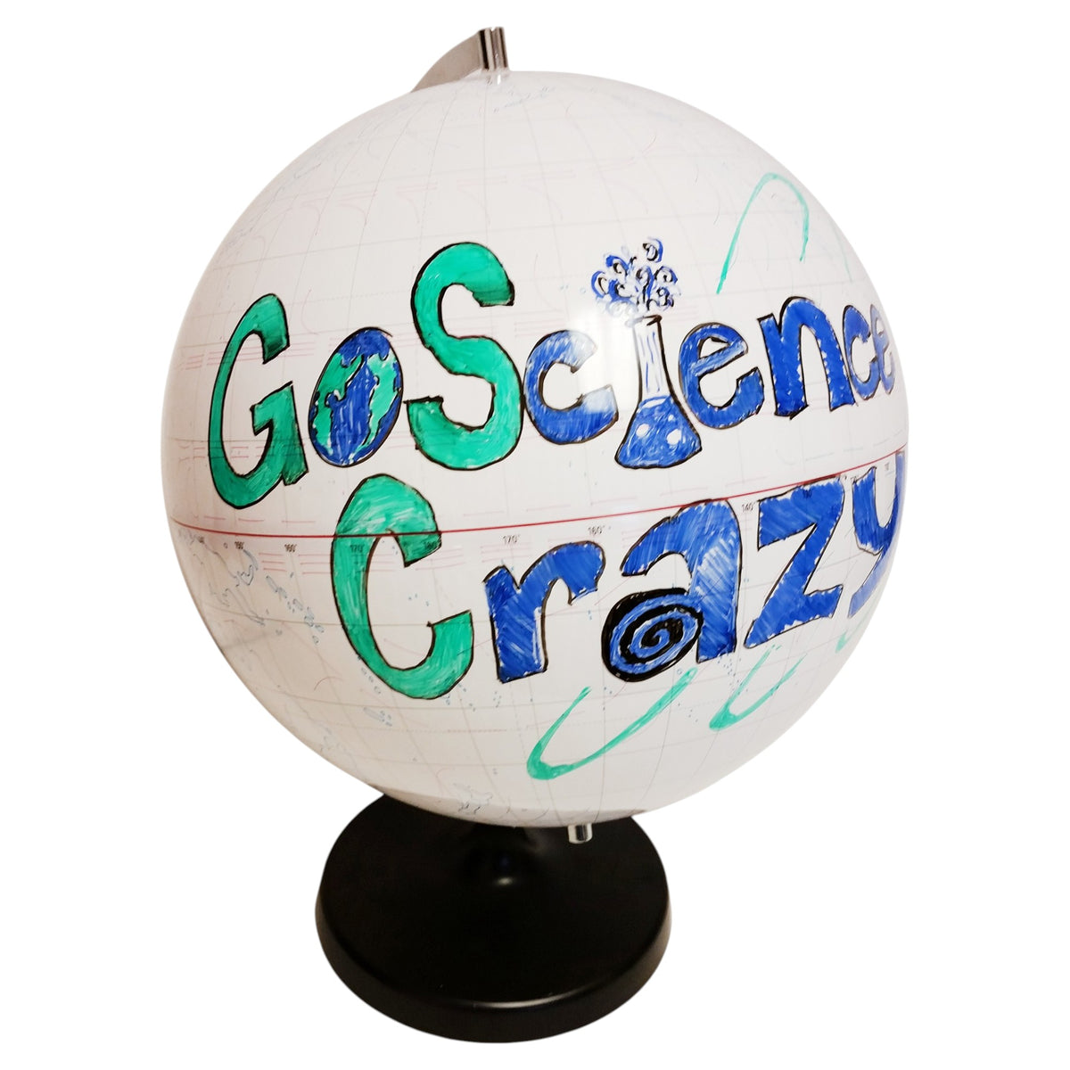 Globe, Whiteboard, 32cm Diameter