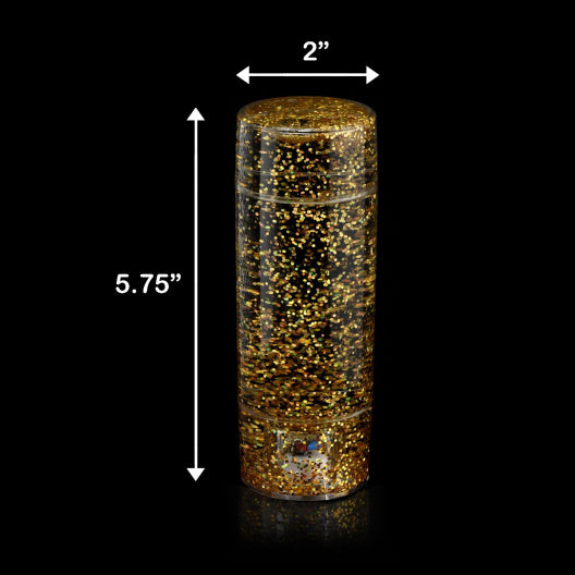Glitter LED Calm Down Jar - 2 Pack (5.75" H x 2" W x 2" L)