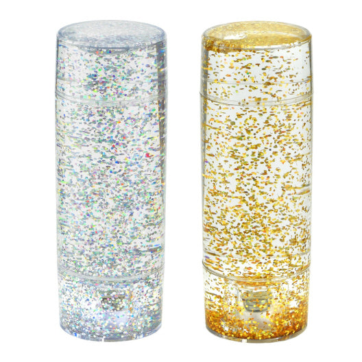 Glitter LED Calm Down Jar - 2 Pack (5.75" H x 2" W x 2" L)