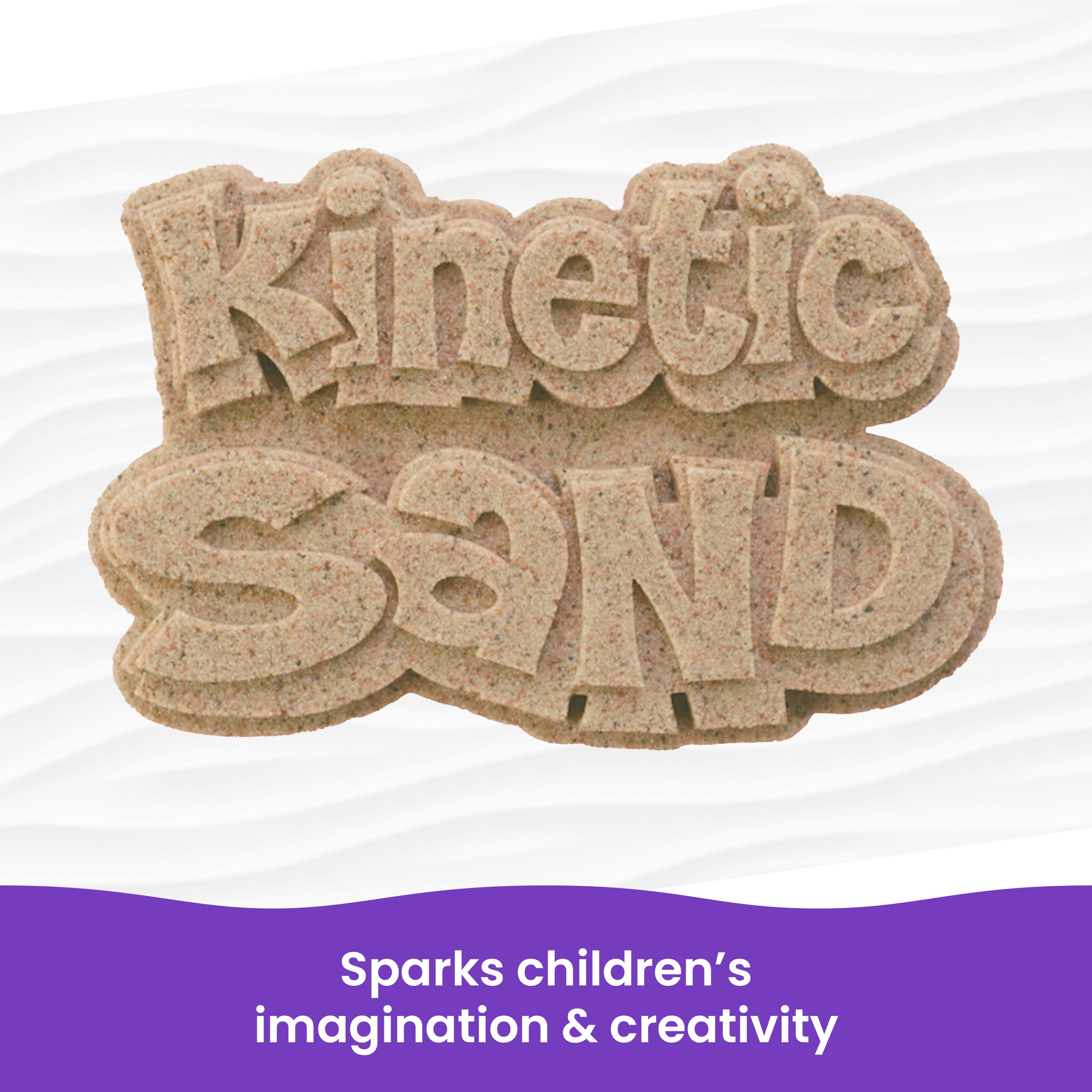 Kinetic Sand, 2lb Brown Play Sand, Moldable Sensory Toys for Kids, Resealable Bag Packaging May Vary, for Ages 3 and up