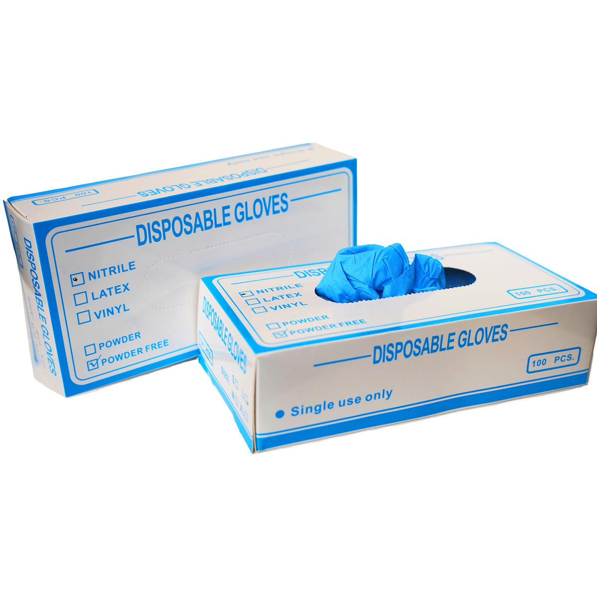 Glove, Disposable Nitrile, Unisex, Small Size, 100 per box