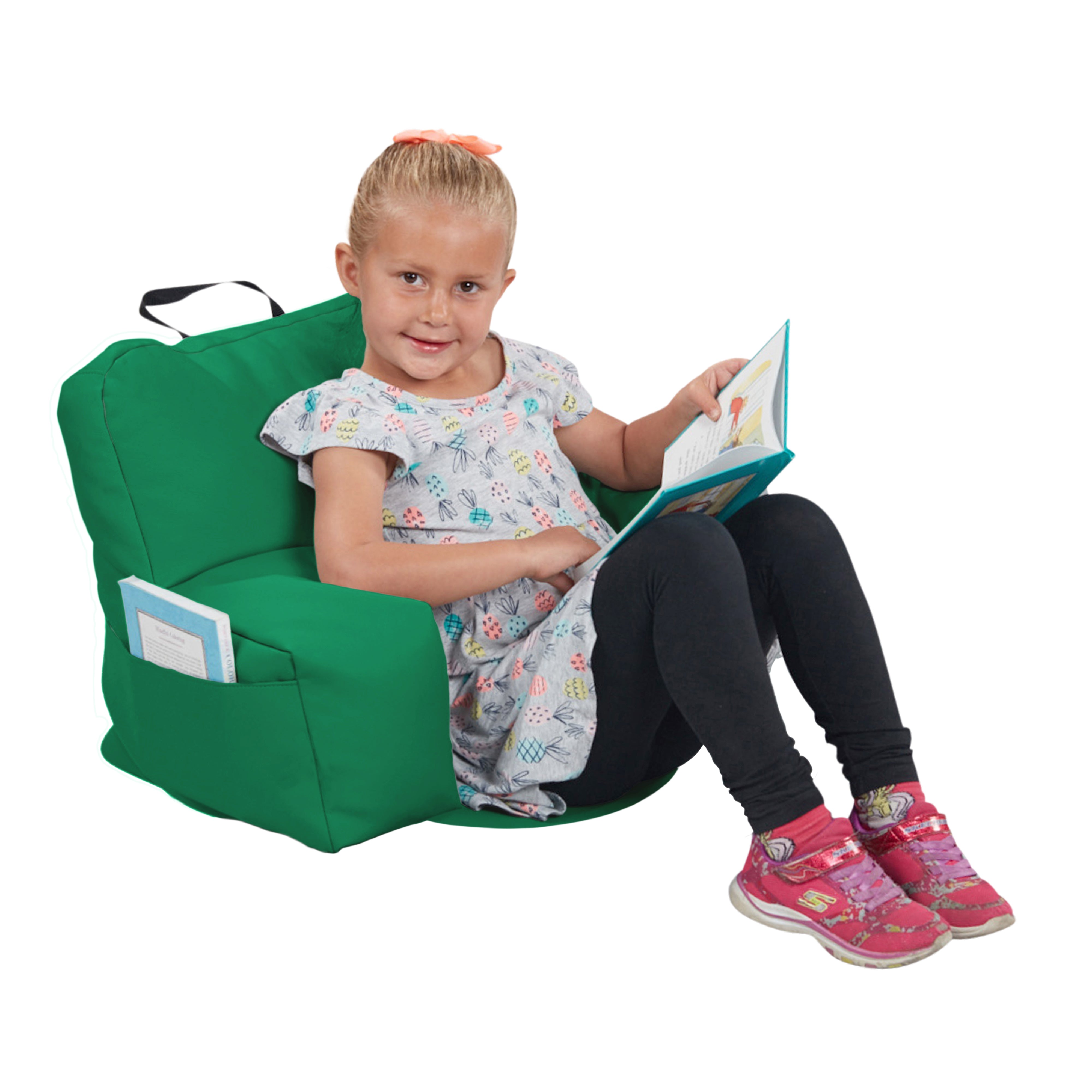 SoftScape Relax N Read Bean Bag - Green