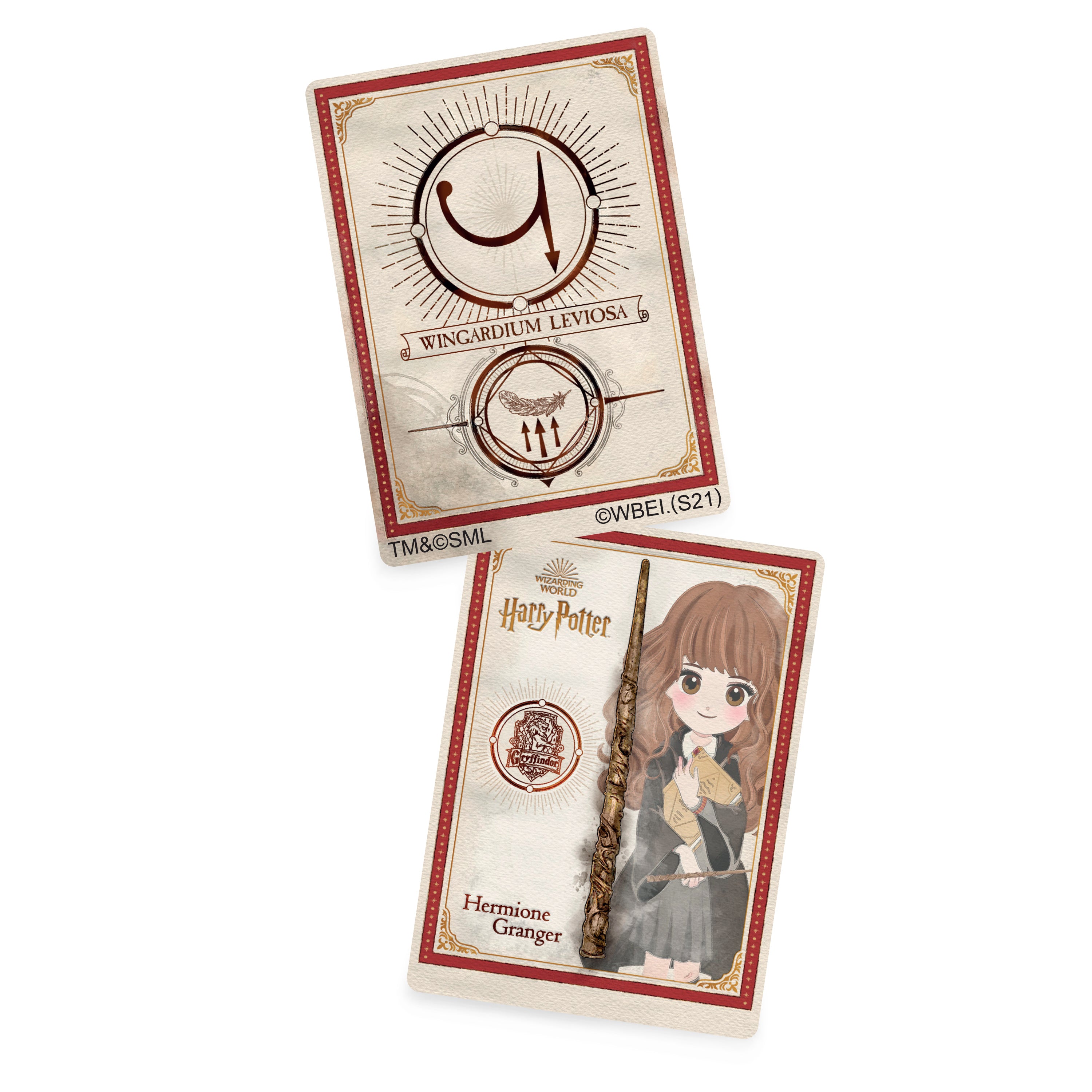 Wizarding World Harry Potter, 12-inch Spellbinding Hermione Granger Magic Wand & Spell Card, Accessory for Halloween Costumes for Girls & Boys