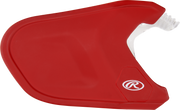 Rawlings Mach Adjust Lhb Matte Jaw Guard  - Scarlet